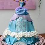 Bolo barbie princesa