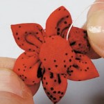 flor fuxico pontas