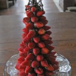 arvore natal morangos