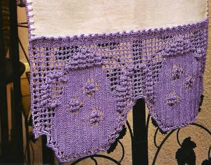 barradinho croche pipoca