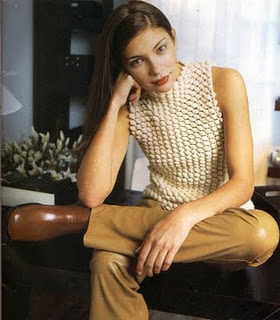 blusa croche ponto pipoca