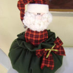 peso de porta papai noel