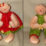 bonecos de pano biscoitos de natal