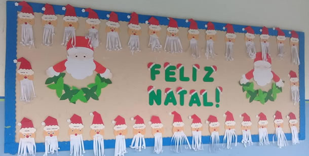 mural-de-natal-papai-noel