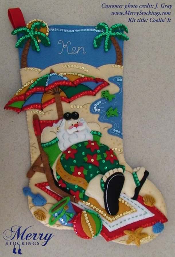 meias-de-natal-papai-noel-praia