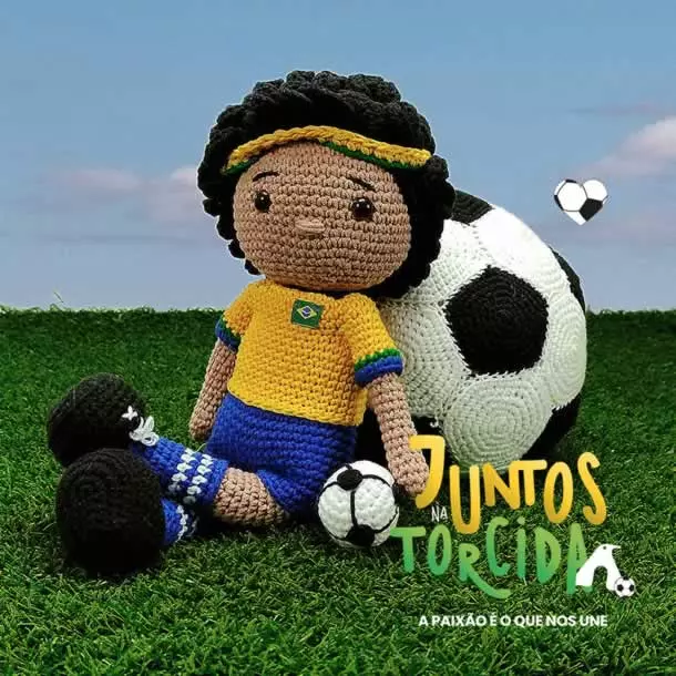 amigurumi-jogador