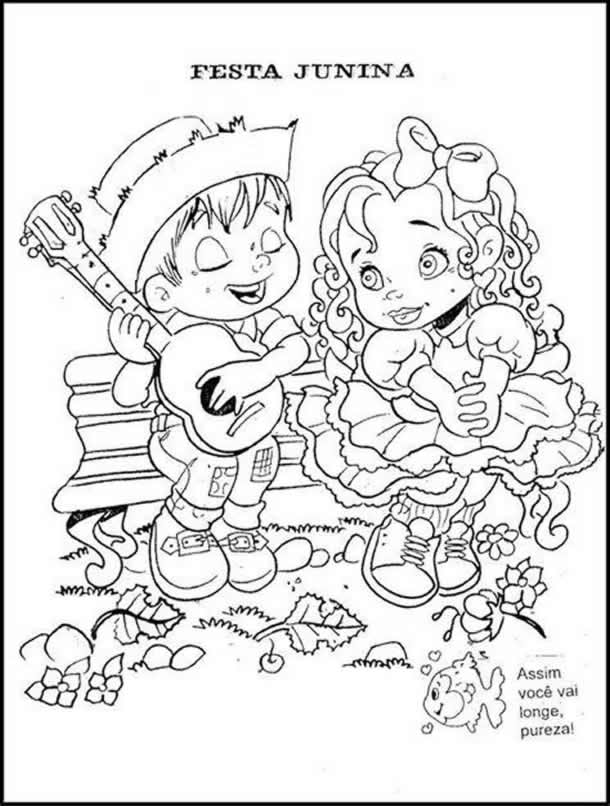 desenhos-juninos-cantando