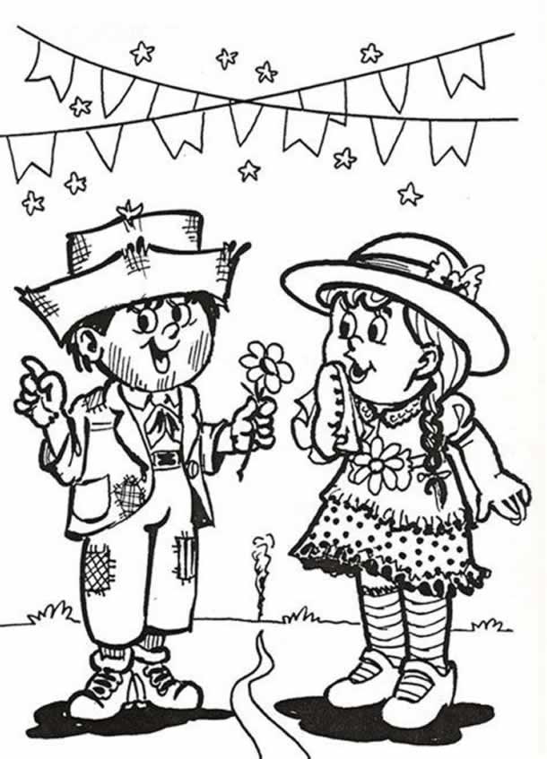 desenhos-juninos-conversando