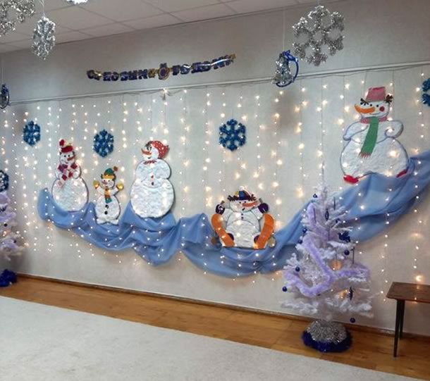 mural-de-natal-bonecos-de-neve
