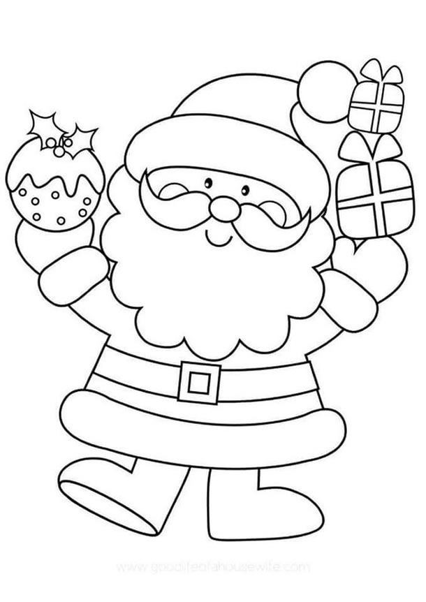 mural-de-natal-desenho-noel-presentes