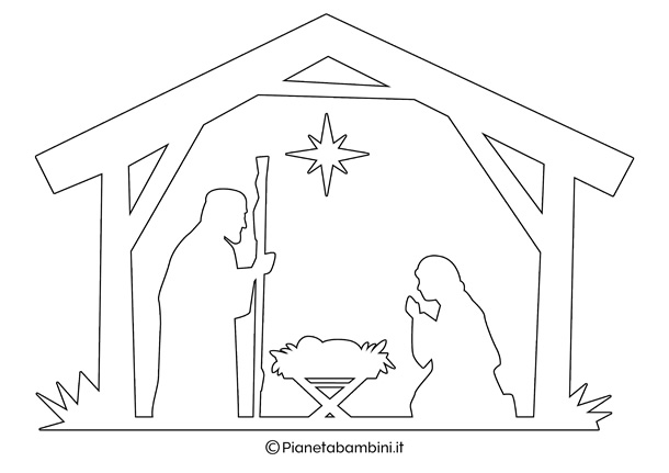 mural-de-natal-desenho-presepio-sombra