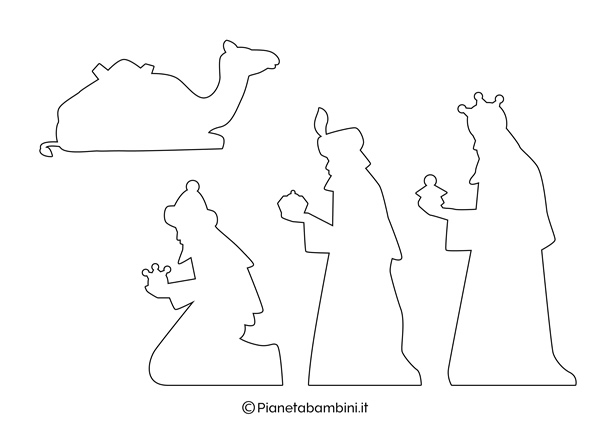 mural-de-natal-desenho-reis-camelo
