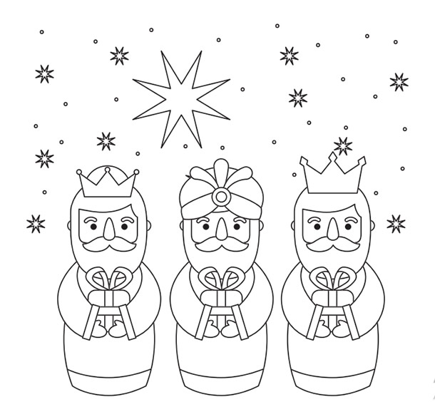 mural-de-natal-desenho-reis-magos