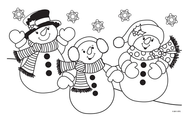 mural-de-natal-desenho-trio-bonecos
