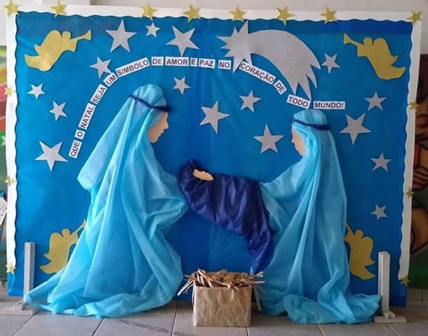 mural-de-natal-presepio-azul